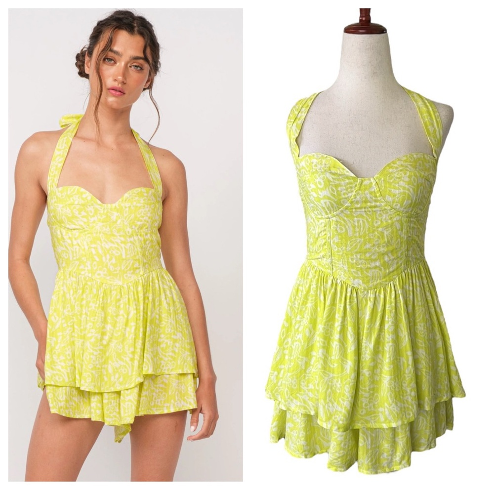 Sky to Moon Lemon And Lime Romper